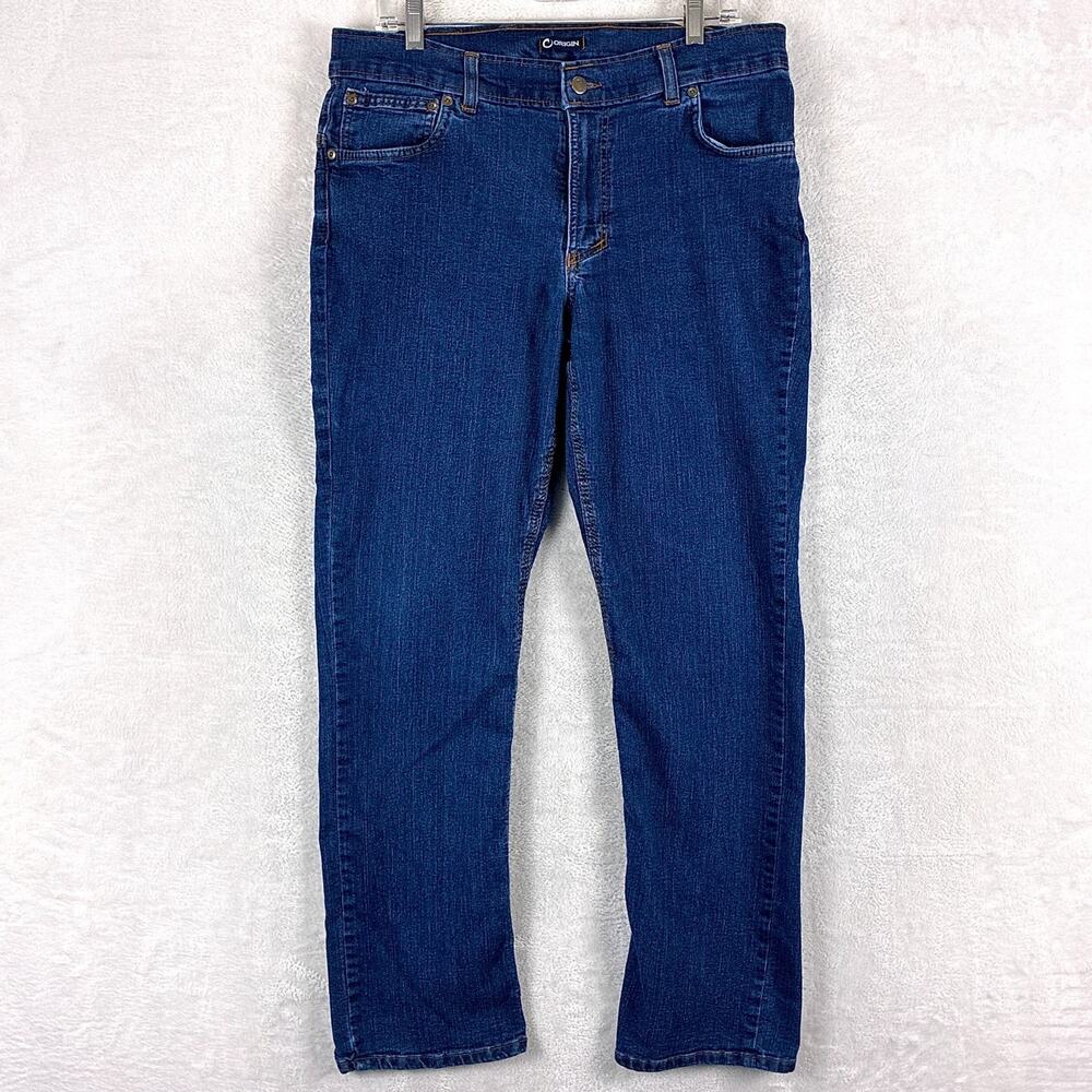 Origin Jeans Men 34x32 (34x30) Delta Flex Straight Stretch Jiu Jitsu BJJ USA
